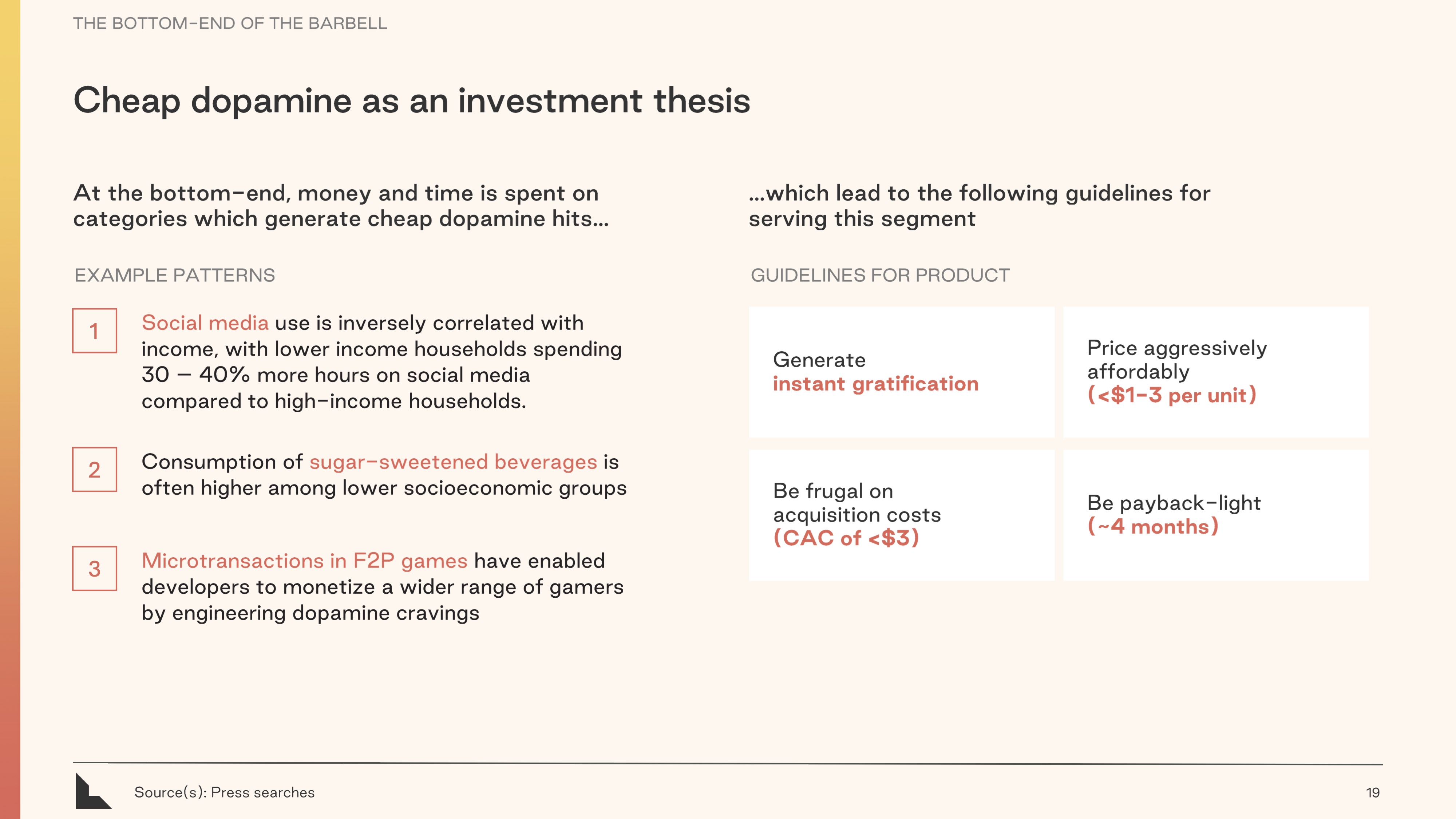 Cheap dopamine illustration